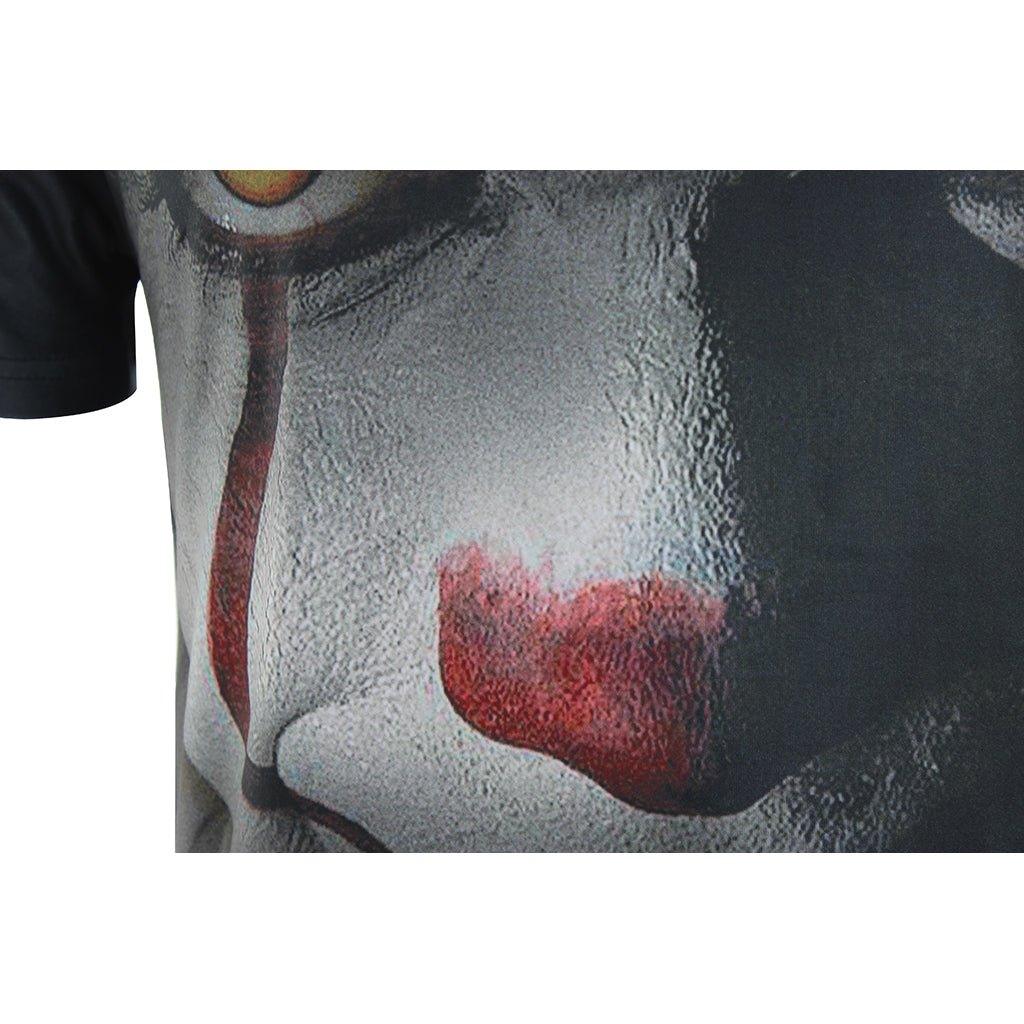 It: Chapter One Short Sleeve T-Shirt - Pennywise the Clown Cosplay Costume - Coscosmos