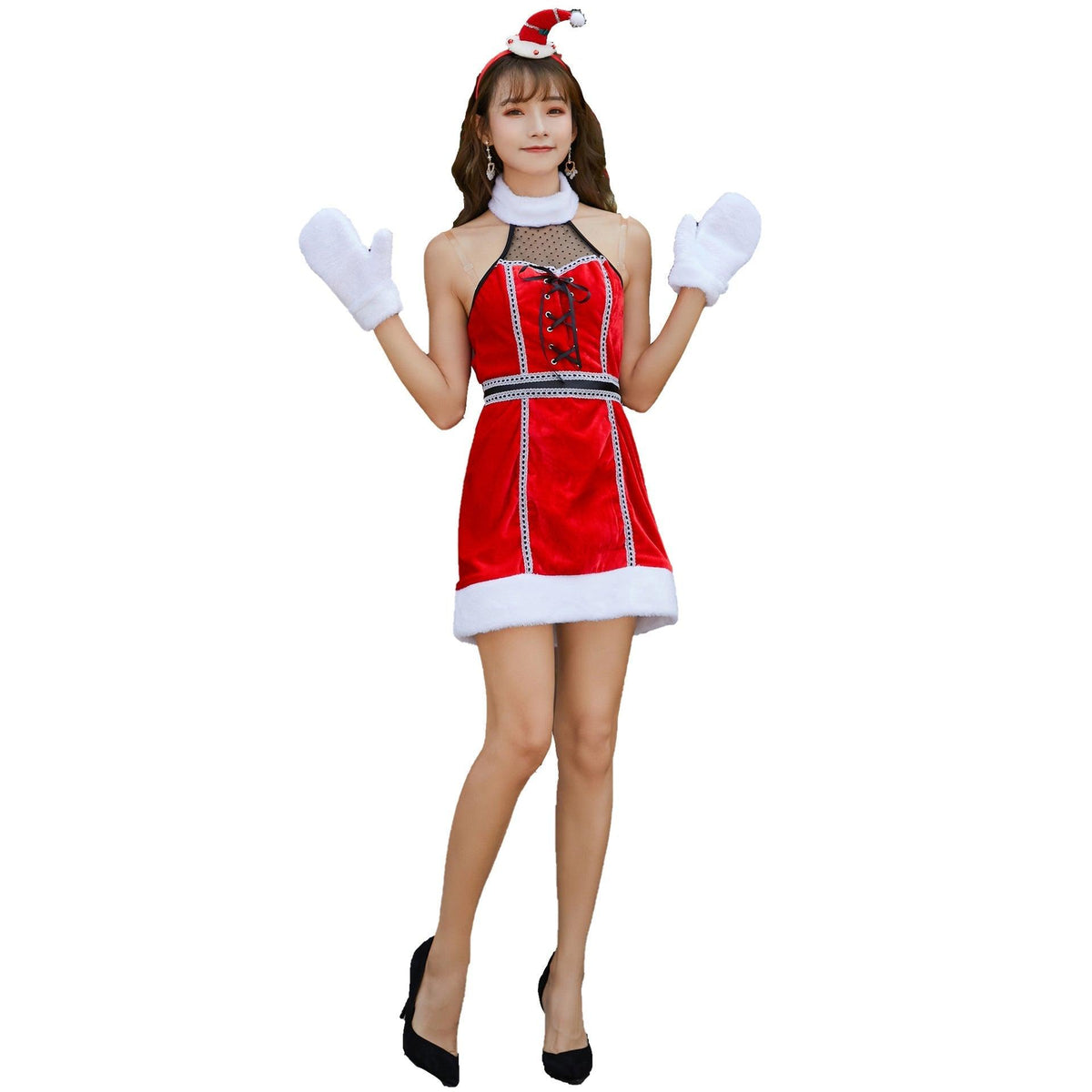 Japanese cute and sexy Christmas clothing, Japanese and Korean holiday - themed party Christmas clothing, female Christmas clothing game clothing - Coscosmos