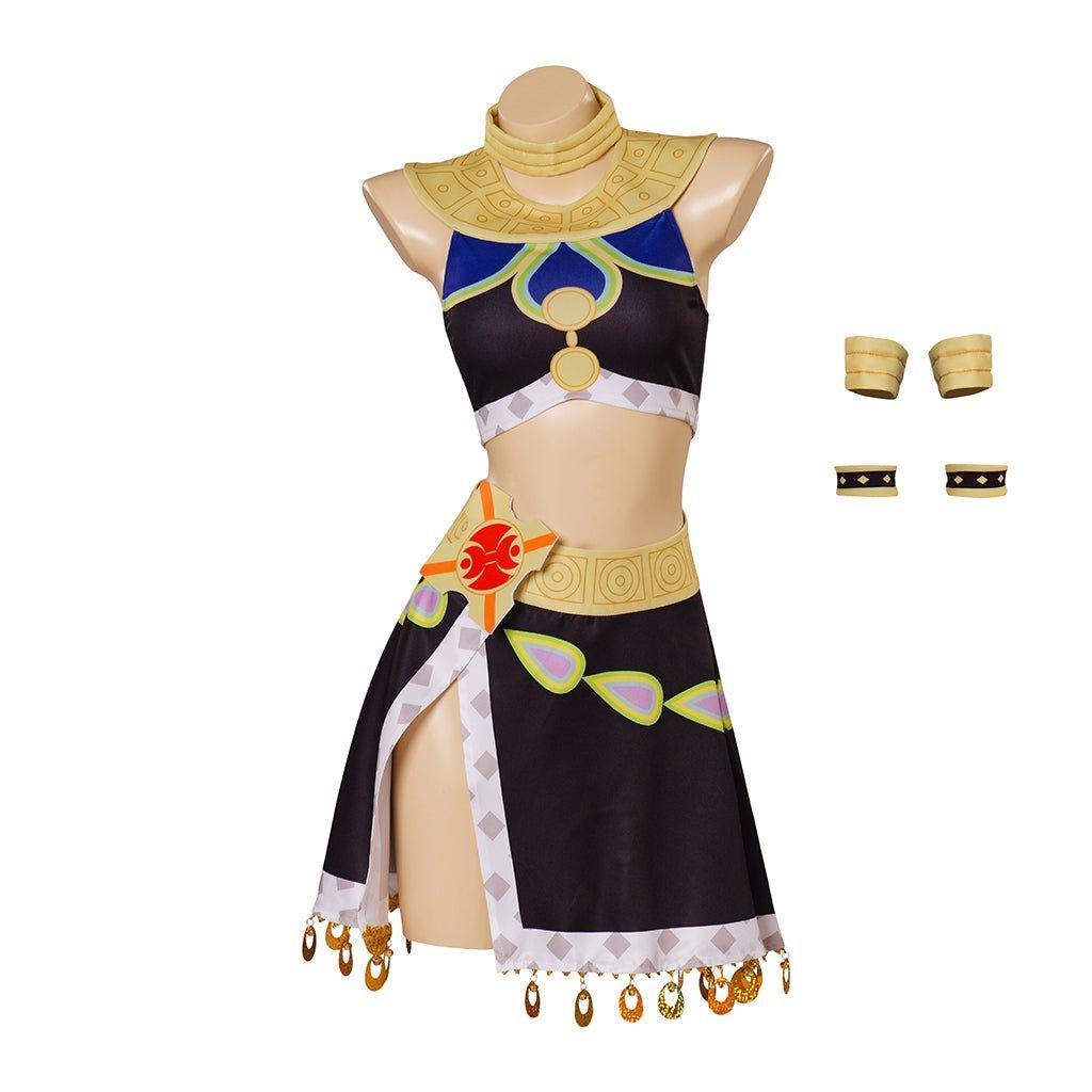 Lady Riju Cosplay Costume for Women | Sexy Top Skirt Outfit | Halloween & Carnival Dress - Coscosmos