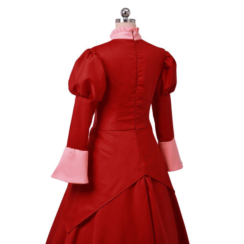 Lady Tremaine Cosplay Costume | Red Queen Dress for Women | Adult Halloween & Disney Series Gown - Coscosmos