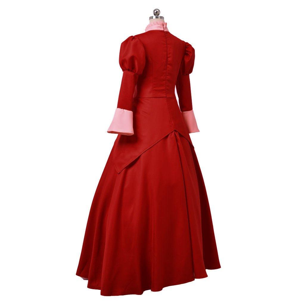 Lady Tremaine Cosplay Costume | Red Queen Dress for Women | Adult Halloween & Disney Series Gown - Coscosmos