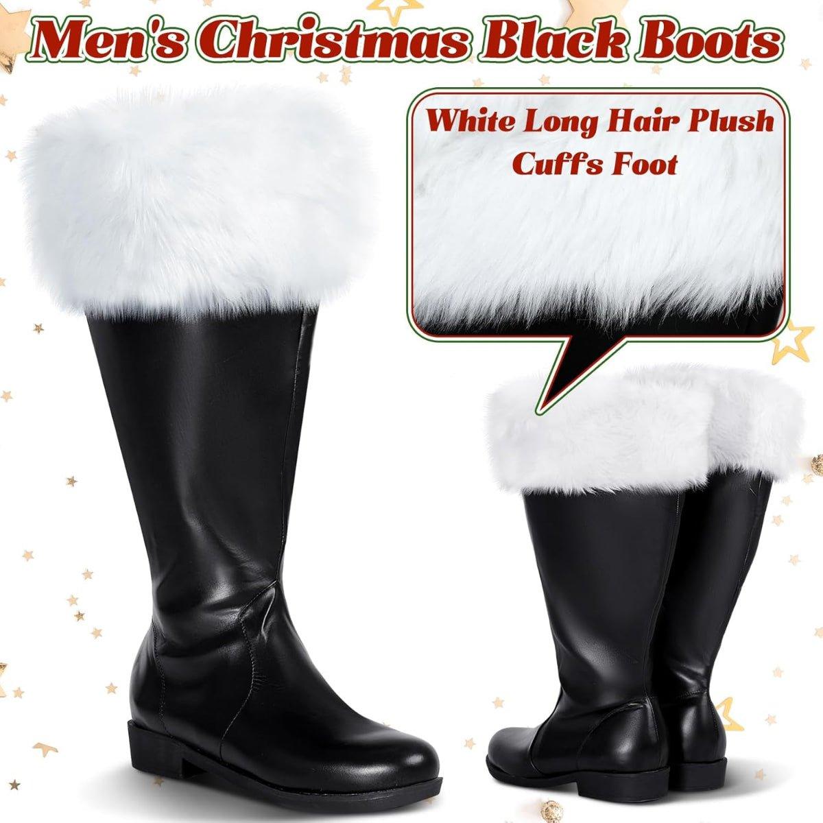 Liitrsh Christmas Santa Claus Boots - Coscosmos