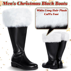 Liitrsh Christmas Santa Claus Boots - Coscosmos