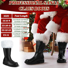 Liitrsh Christmas Santa Claus Boots - Coscosmos