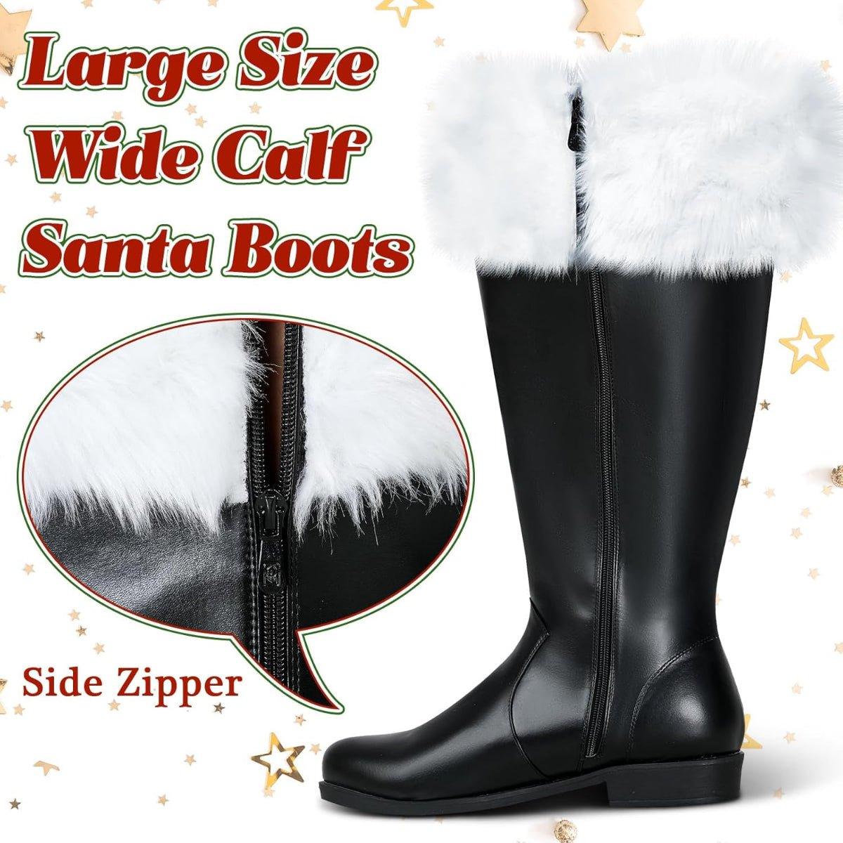 Liitrsh Christmas Santa Claus Boots - Coscosmos