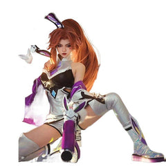 LOL Fantasy Spirit Miss Fortune Cosplay Costume Sexy Woman Suits Full Set Halloween Party Outfits - Coscosmos