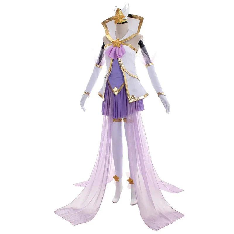 LOL Star Guardian Janna Cosplay Costume Sexy Women Uniform Halloween Christmas Party Outfit - Coscosmos