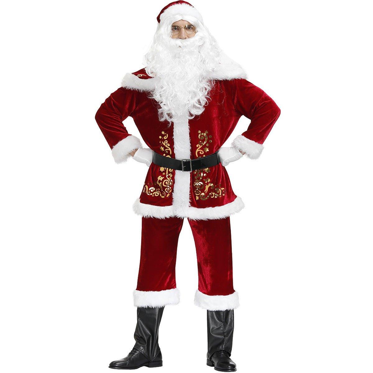 M - 4XL Large Size, Men's, Christmas Clothing cos Men's Christmas Clothing Set, Printed Santa Clothing - Coscosmos