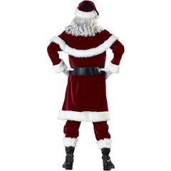 M - 4XL Thickened, Santa Clothing, Plus Size Printed Santa Clothing, Men's Christmas Clothing - Coscosmos