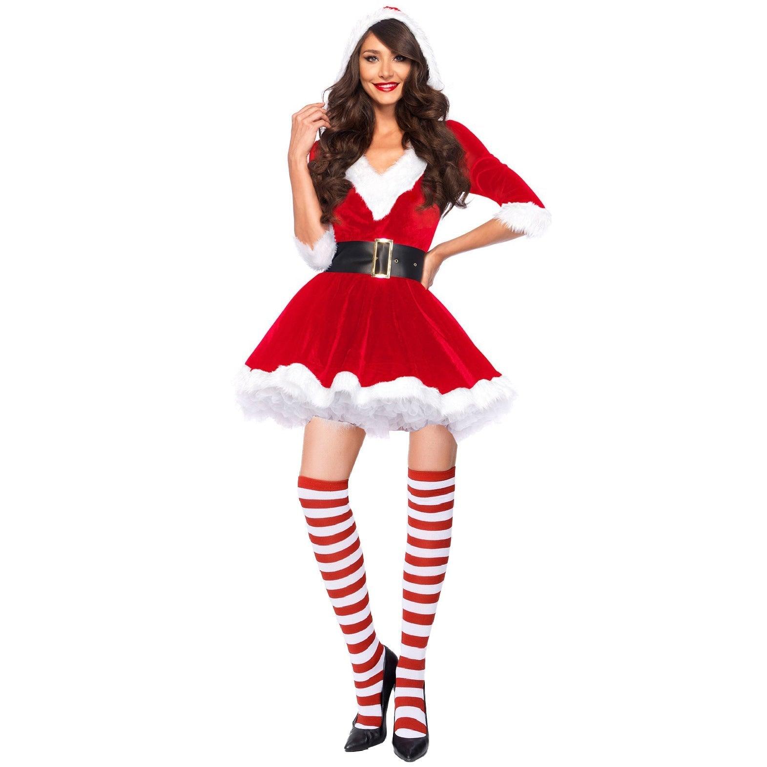 M - XL Christmas Clothing, New, Christmas Clothes cos Party Uniform Adult Sexy Christmas Clothing, Large Size - Coscosmos