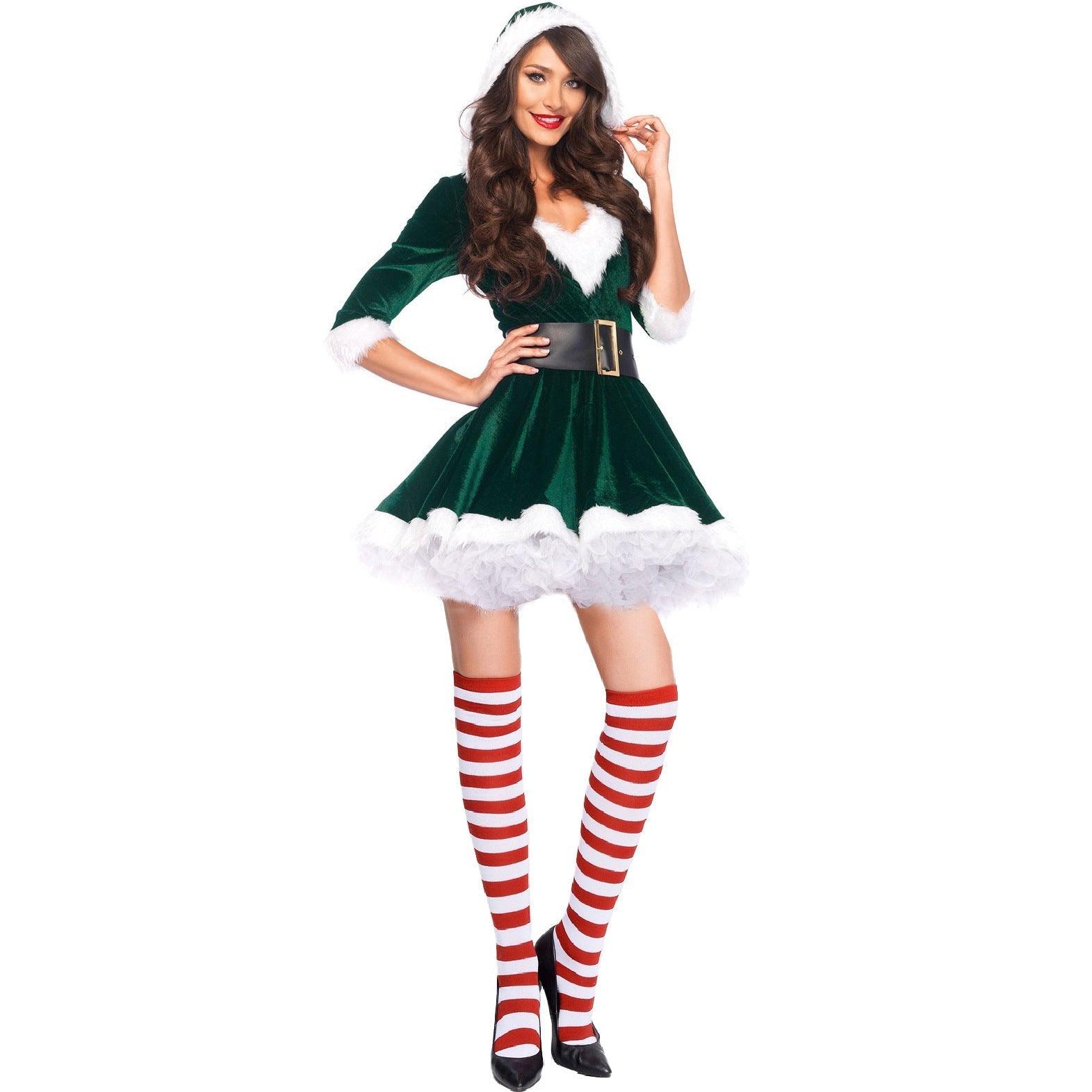 M - XL Christmas Clothing, New, Christmas Clothes cos Party Uniform Adult Sexy Christmas Clothing, Large Size - Coscosmos