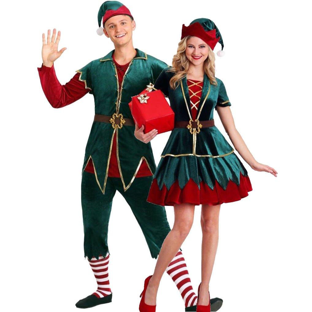 M - XL Couples Christmas Clothing 2024 New Christmas Clothing Set, Cosplay Christmas Clothing - Coscosmos