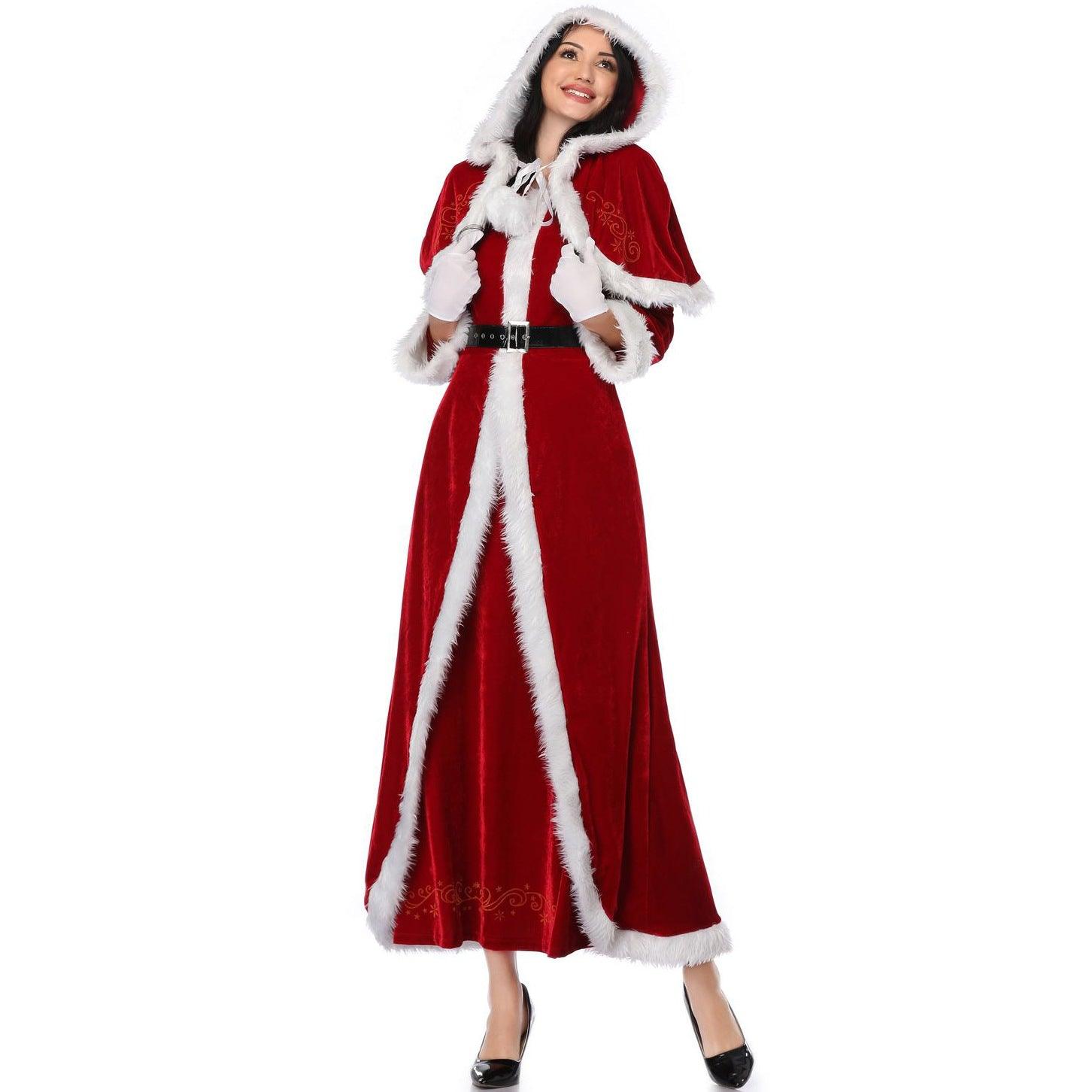 M - XL cross - border women's sexy Christmas clothing, Christmas queen clothes, carnival party performance Christmas clothing - Coscosmos