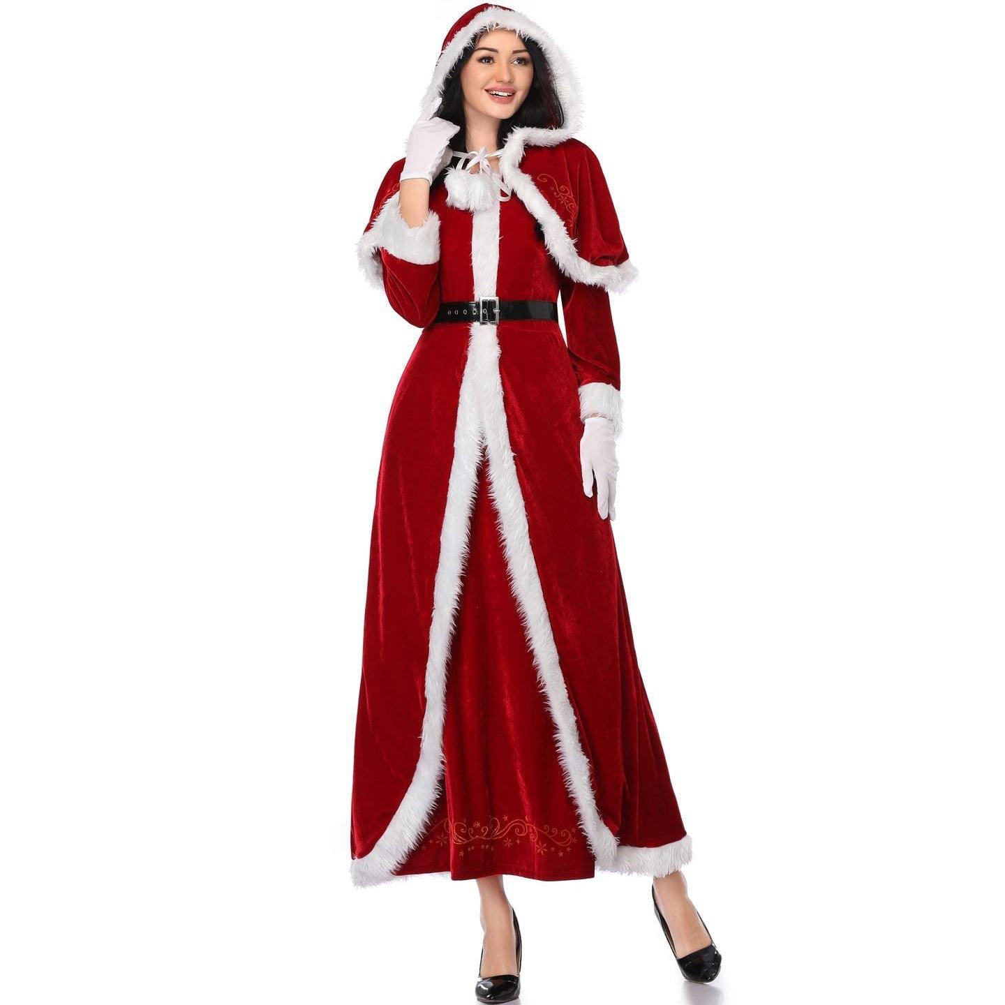 M - XL cross - border women's sexy Christmas clothing, Christmas queen clothes, carnival party performance Christmas clothing - Coscosmos