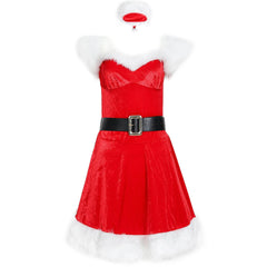 M - XL European and American party sexy Christmas clothing, cosplay Christmas girl COS women's new Christmas clothing - Coscosmos