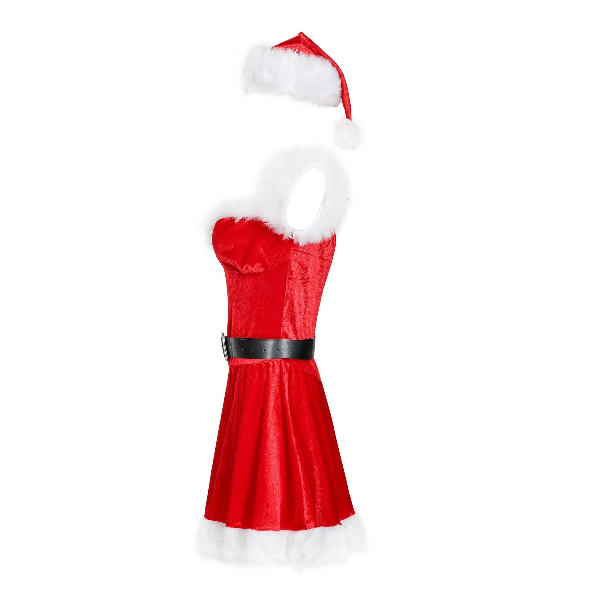 M - XL European and American party sexy Christmas clothing, cosplay Christmas girl COS women's new Christmas clothing - Coscosmos