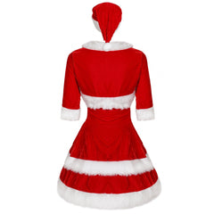 M - XL European and American women's sexy Christmas clothing, Christmas clothing, Christmas clothing, party clothing, shawl Christmas clothing - Coscosmos