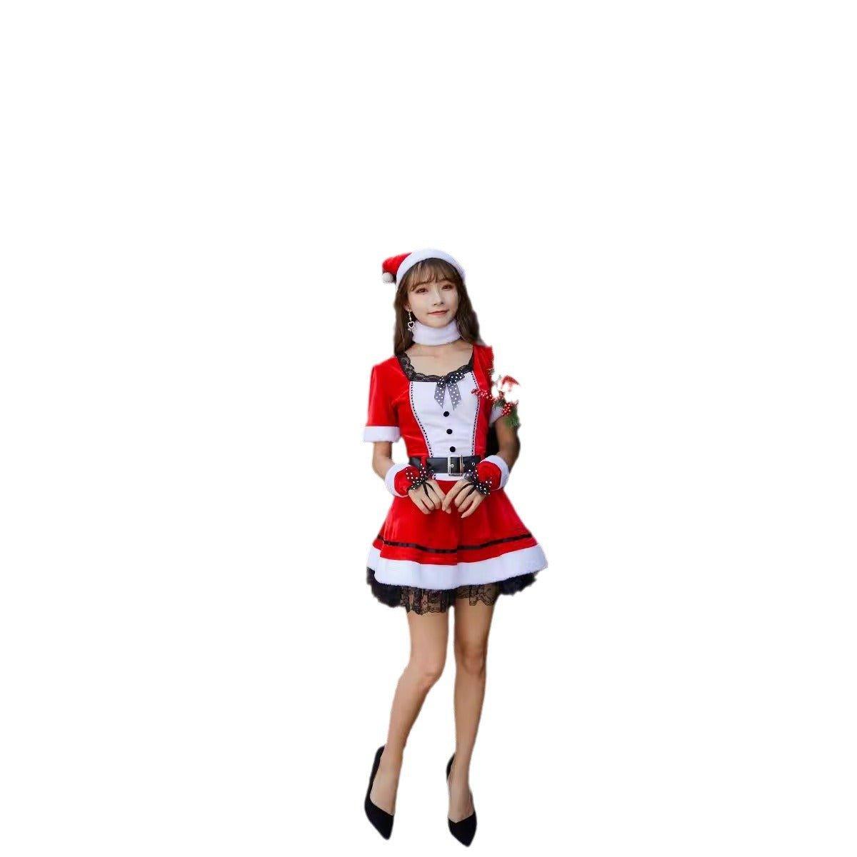 M - XL Japanese and Korean cute and sexy Christmas clothing, event party performance Christmas clothing cosplay Christmas clothing - Coscosmos