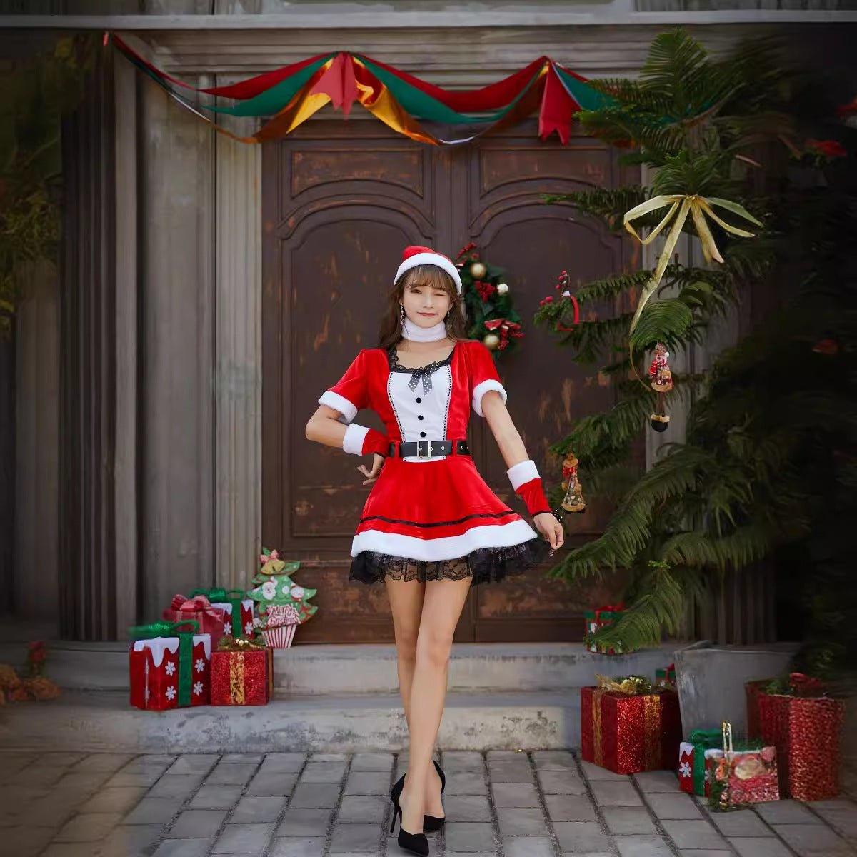 M - XL Japanese and Korean cute and sexy Christmas clothing, event party performance Christmas clothing cosplay Christmas clothing - Coscosmos