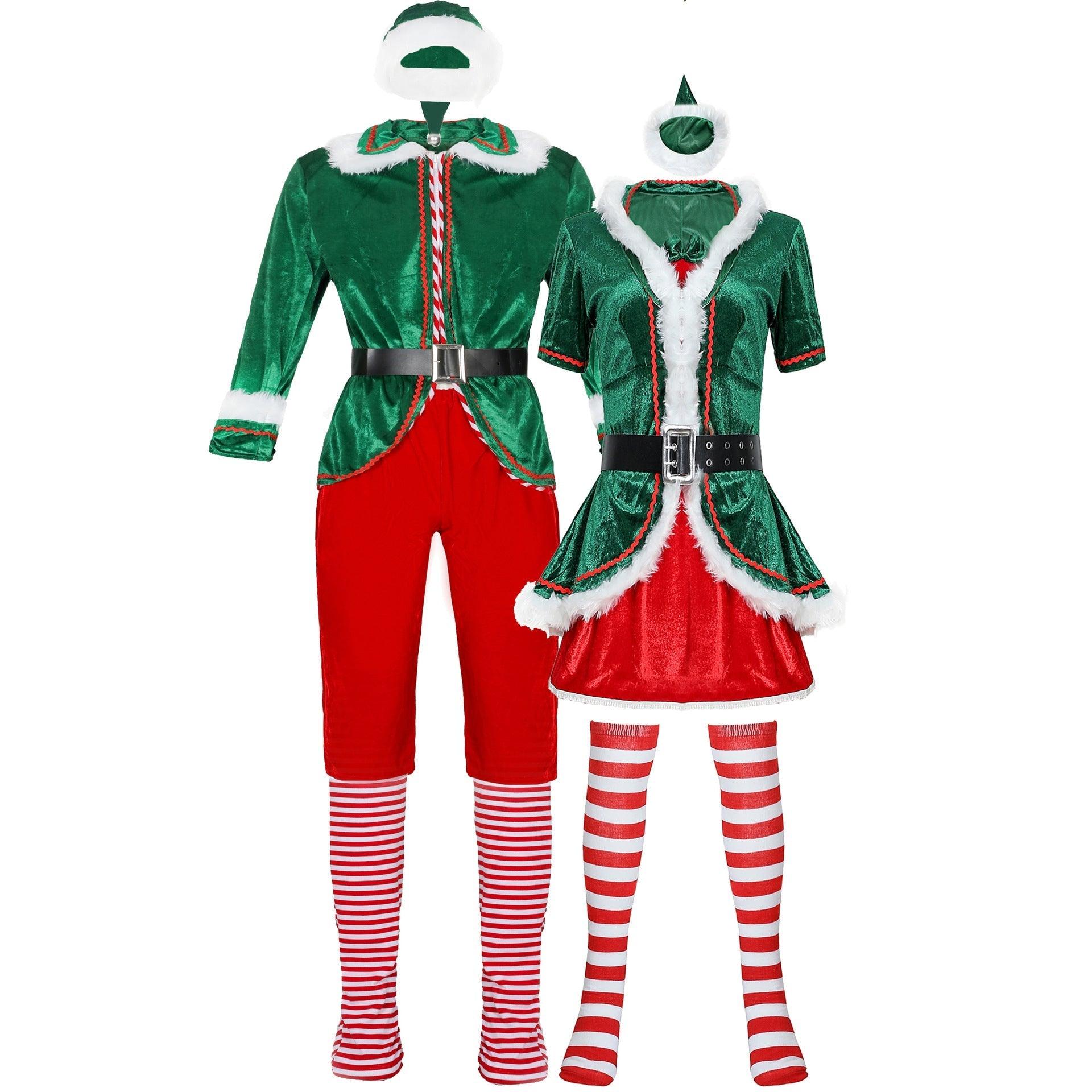 M - XXL Couple Christmas Dress, Cosplay Christmas Dress, Ladies Christmas Show Dress, Game Uniform - Coscosmos