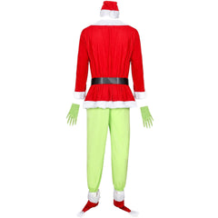 M - XXXL Santa Claus, The Grinch Green Grinch cosplay Christmas costume - Coscosmos