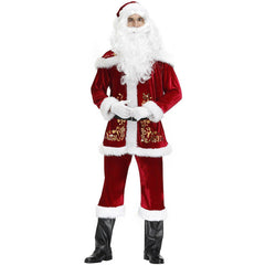 M - XXXXL Plus Size, Men's Christmas Clothing, Men's Santa Claus Clothing, Printed Christmas Clothing Set - Coscosmos