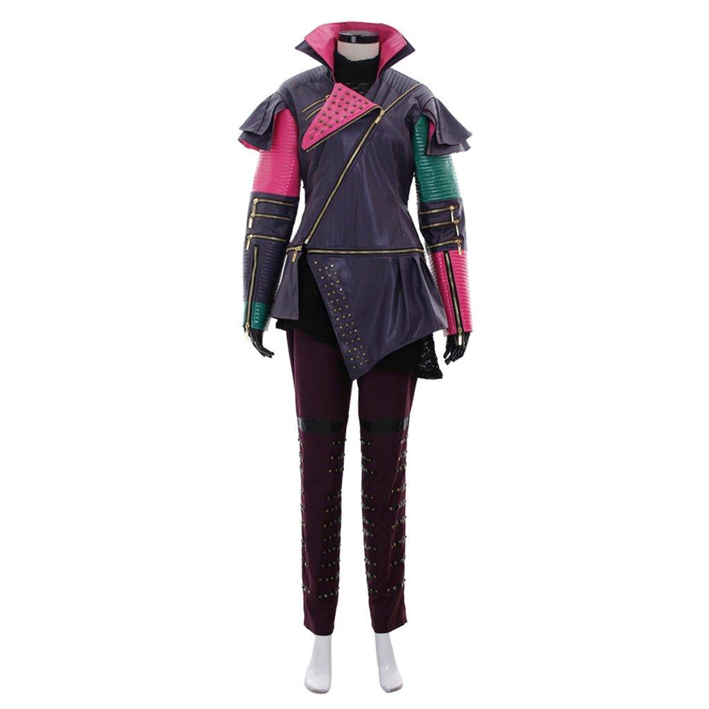 Mal Cosplay Costume Custom - Made Jacket and Pants Set for Halloween and Party Cosplay - Coscosmos