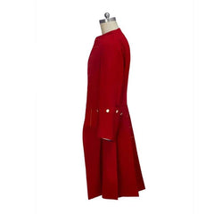 Medieval Men's Uniform Jacket Slim Medieval Men's Tuxedo Red Uniform Regency Suit Noble Men's Retro Coat - Coscosmos