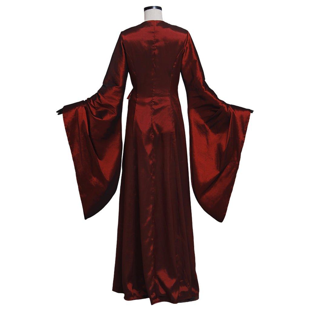 Medieval Power Queen Dress | Movie & TV Noble Ball Gown | Women's Red Vintage Party Costume | Coscomos - Coscosmos