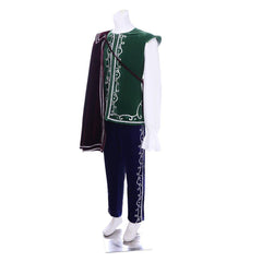 Medieval Tudor King Prince Costume - Velvet Long Sleeve Top, Pants & Cloak | Coscomos - Coscosmos