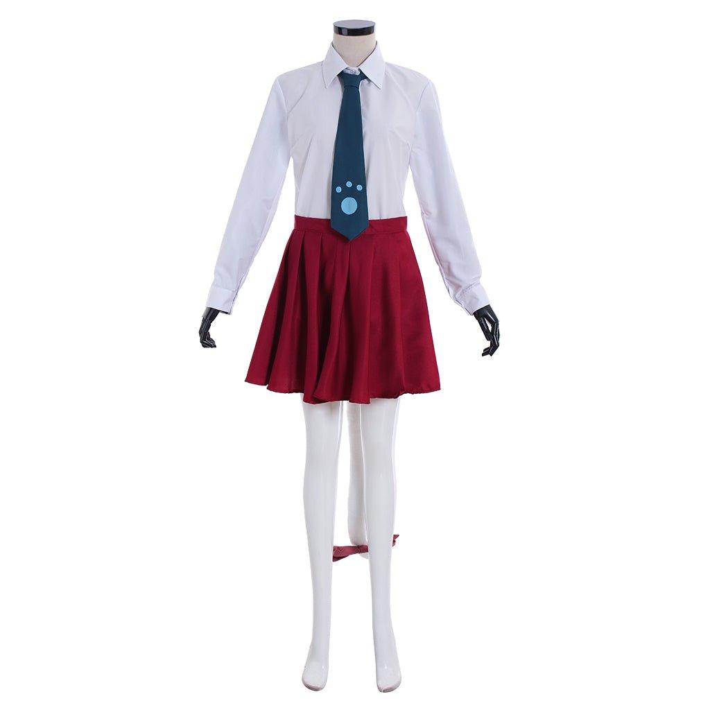 MengXin Fairy Tail Final Season Carla Human Form Dress Cosplay Costume School Uniform - Coscosmos