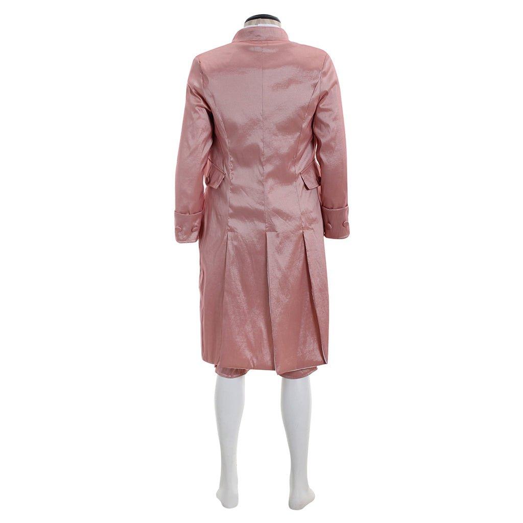 Men's Pink Vintage Court Suit - British Style European Prince Cosplay Costume | Coscomos Medieval Series - Coscosmos