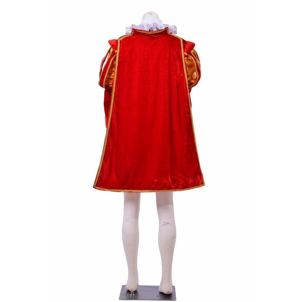 Men’s Tudor Renaissance Cosplay Costume - Elizabethan Era King’s Suit with Hat | Coscomos Medieval Series - Coscosmos