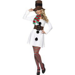 Men's white Christmas suit, Christmas costume, Christmas uniform suit, couple snowman Christmas suit. - Coscosmos