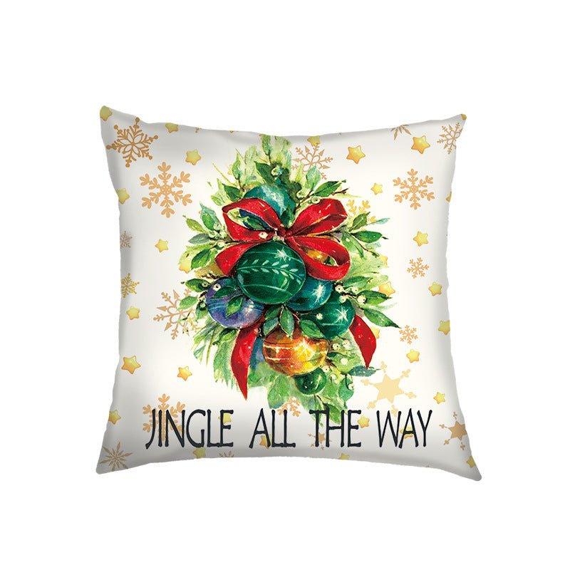 New Christmas Classic Christmas Tree Elk Holiday Decoration Cushion Bay Window Sofa Decoration Pillow Factory Direct Sales - Coscosmos