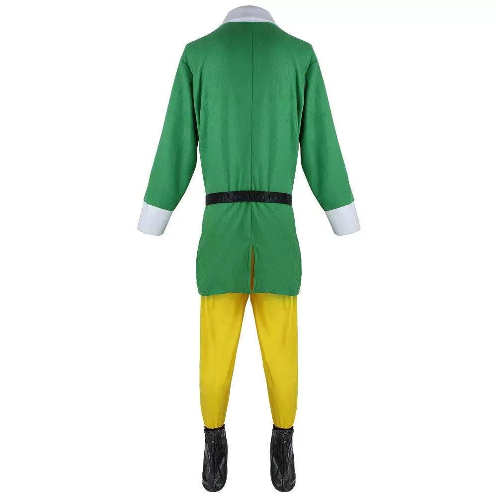 New Christmas Cosplay Costume | Santa Claus Elf Outfit | Festive Green Elf Anime Costume for Men - Coscosmos