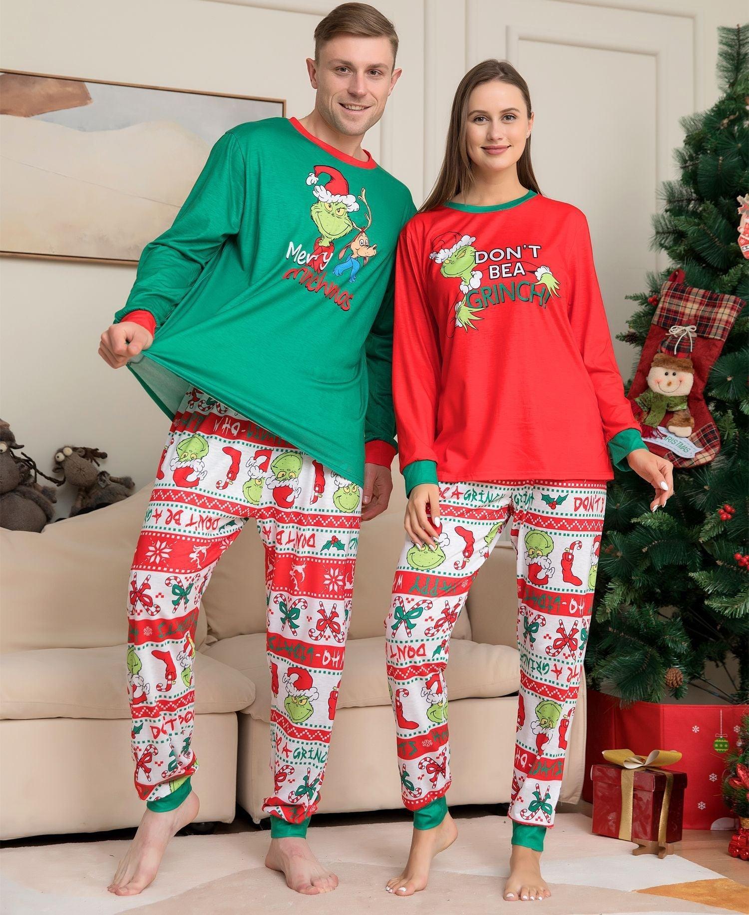 New Christmas Little Monster Family Pajamas | Matching Family Loungewear Set for Holiday Fun | Amazon Set - Coscosmos