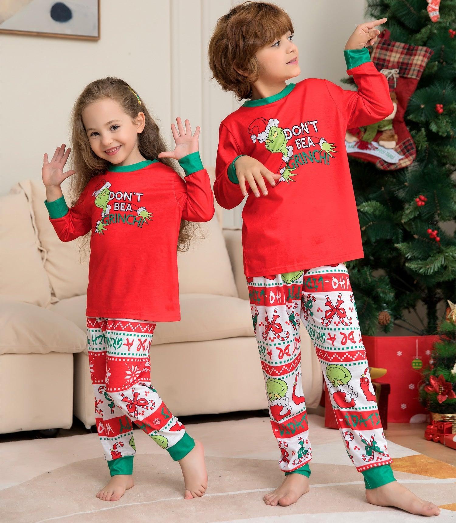 New Christmas Little Monster Family Pajamas | Matching Family Loungewear Set for Holiday Fun | Amazon Set - Coscosmos