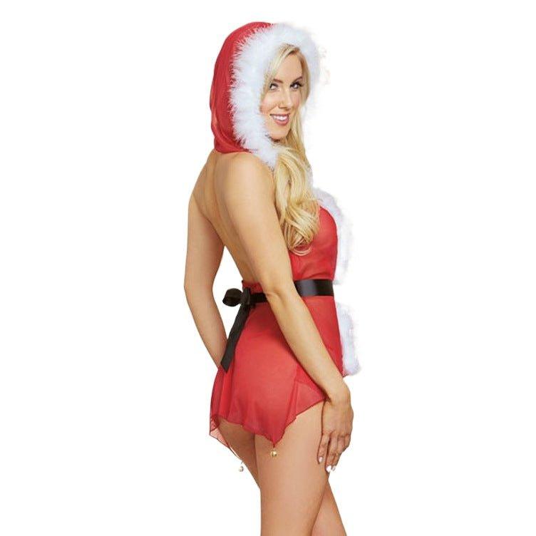 New Christmas perspective sex underwear, sexy Christmas clothes, short skirts, - Coscosmos