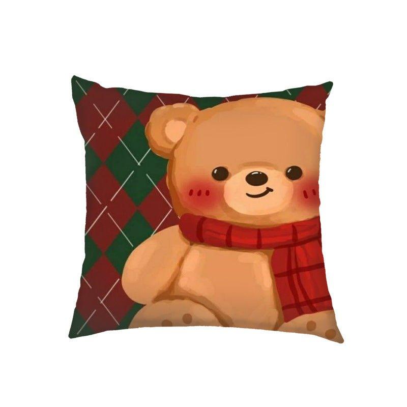 New Christmas pillow cover Amazon Nordic cross - border wholesale Christmas holiday sofa cushion pillow - Coscosmos