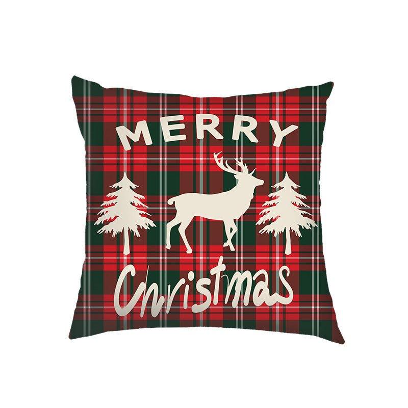 New Christmas pillow cover Amazon Nordic cross - border wholesale Christmas holiday sofa cushion pillow - Coscosmos