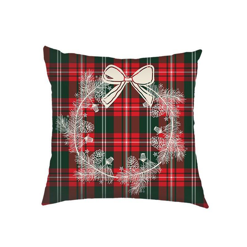 New Christmas pillow cover Amazon Nordic cross - border wholesale Christmas holiday sofa cushion pillow - Coscosmos