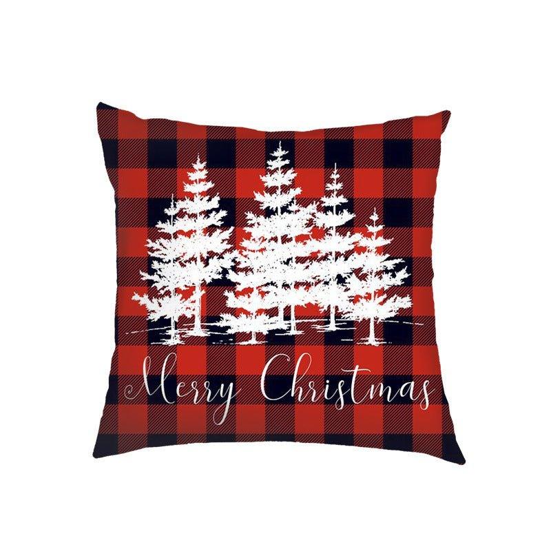 New Christmas pillow cover Amazon Nordic cross - border wholesale Christmas holiday sofa cushion pillow - Coscosmos