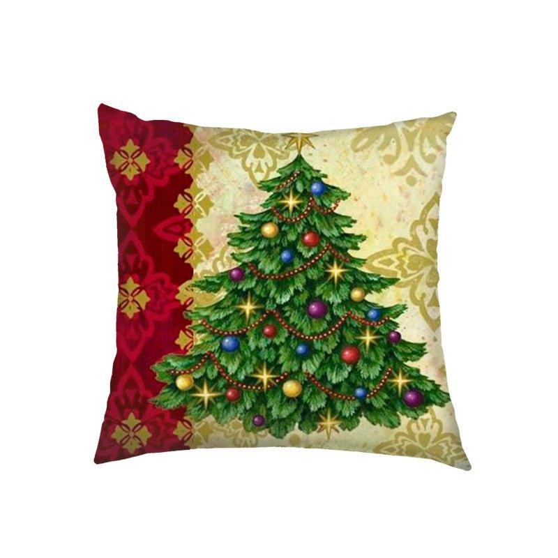 New Christmas pillow cover Amazon Nordic cross - border wholesale Christmas holiday sofa cushion pillow - Coscosmos