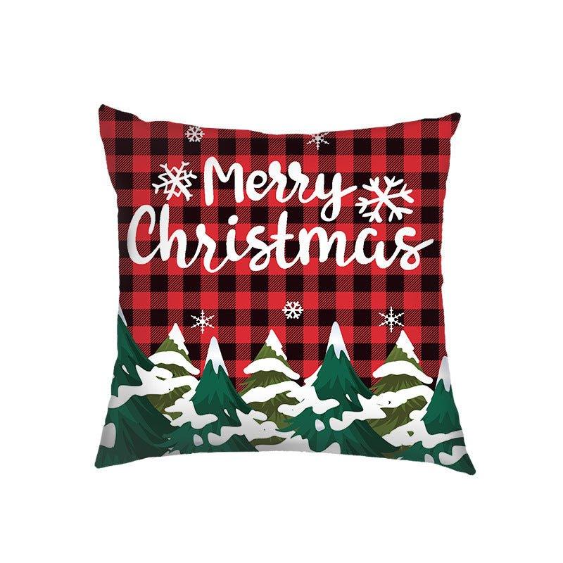 New Christmas pillow cover Amazon Nordic cross - border wholesale Christmas holiday sofa cushion pillow - Coscosmos