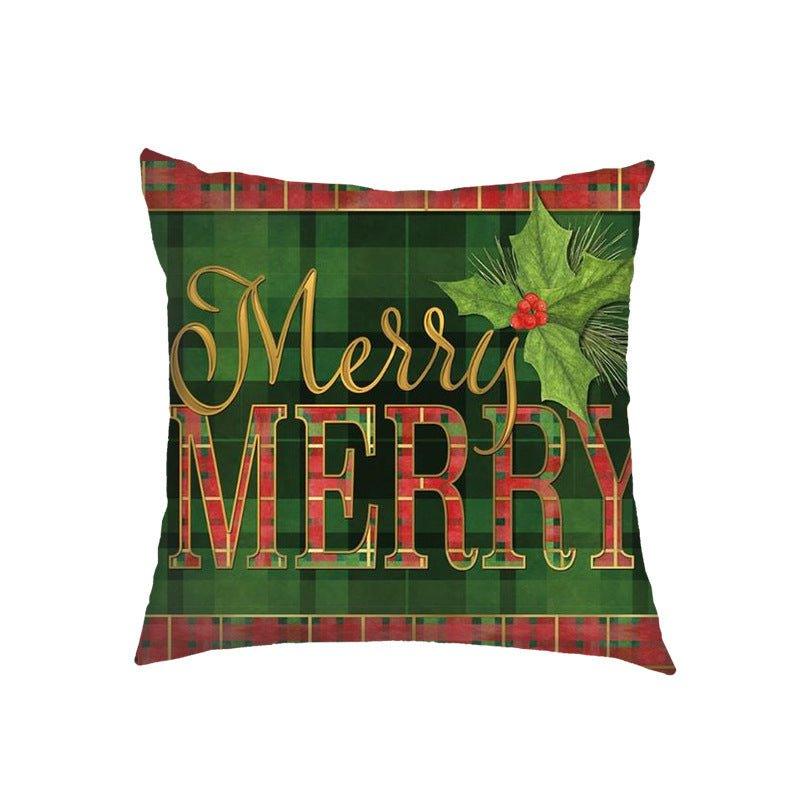 New Christmas pillow cover Amazon Nordic cross - border wholesale Christmas holiday sofa cushion pillow - Coscosmos