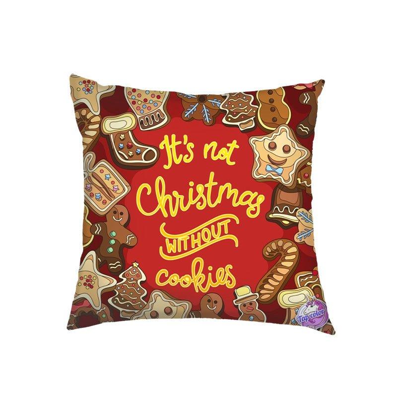 New Christmas pillow cover Amazon Nordic cross - border wholesale Christmas holiday sofa cushion pillow - Coscosmos