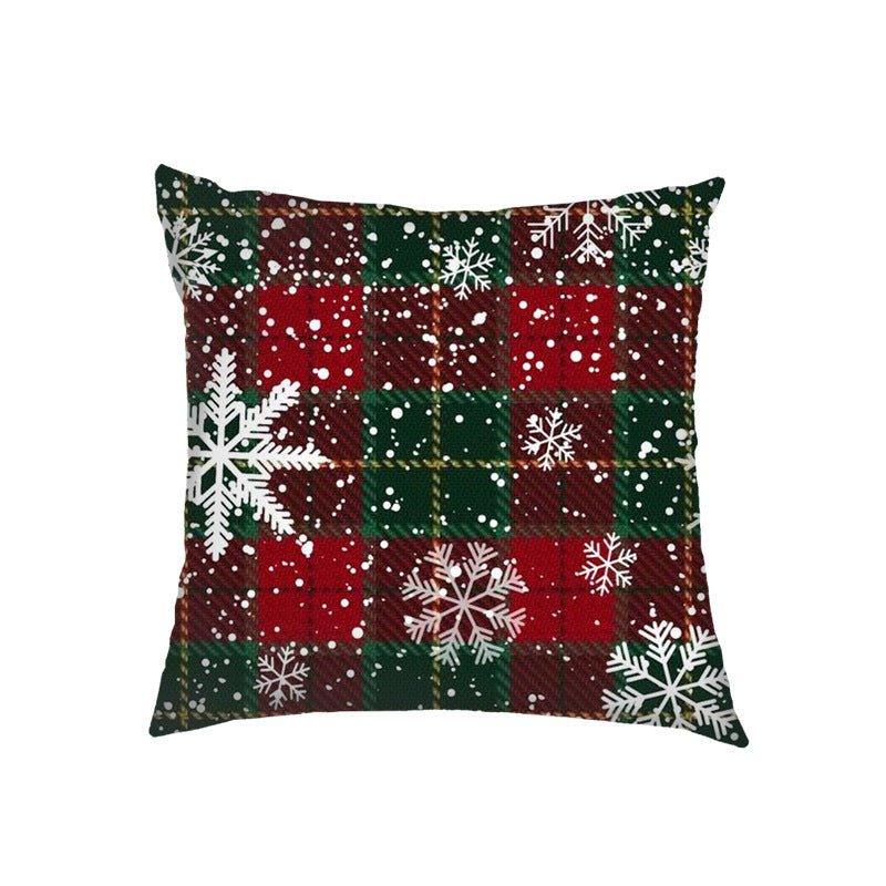 New Christmas pillow cover Amazon Nordic cross - border wholesale Christmas holiday sofa cushion pillow - Coscosmos