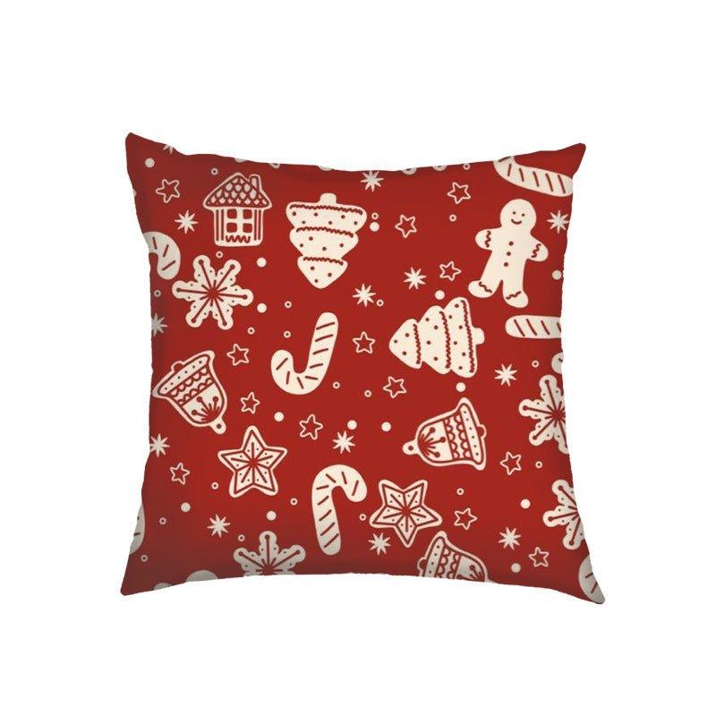 New Christmas pillow cover Amazon Nordic cross - border wholesale Christmas holiday sofa cushion pillow - Coscosmos