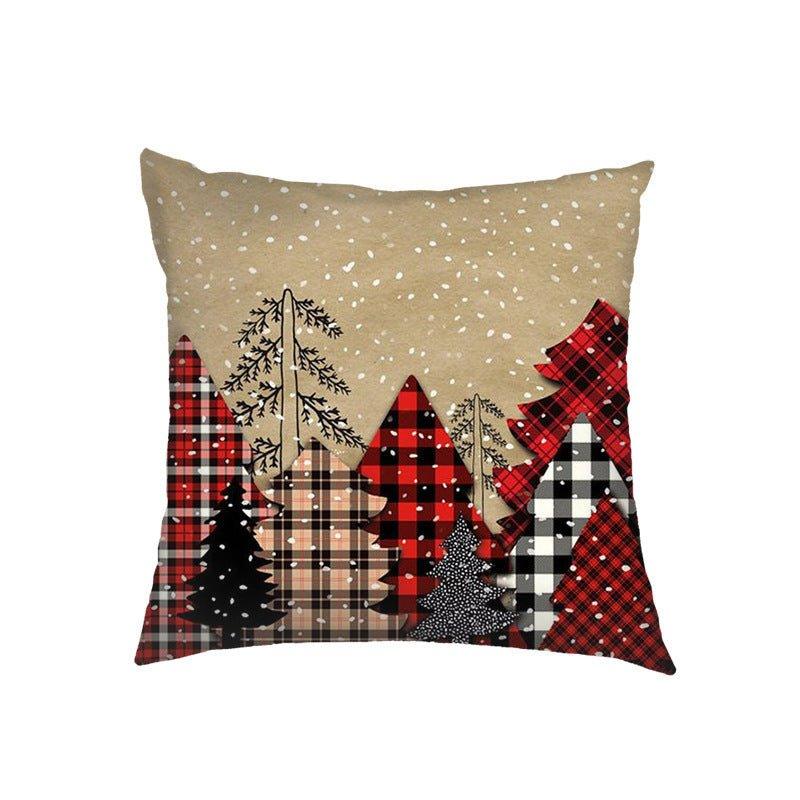 New Christmas pillow cover Amazon Nordic cross - border wholesale Christmas holiday sofa cushion pillow - Coscosmos